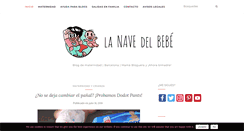 Desktop Screenshot of lanavedelbebe.com